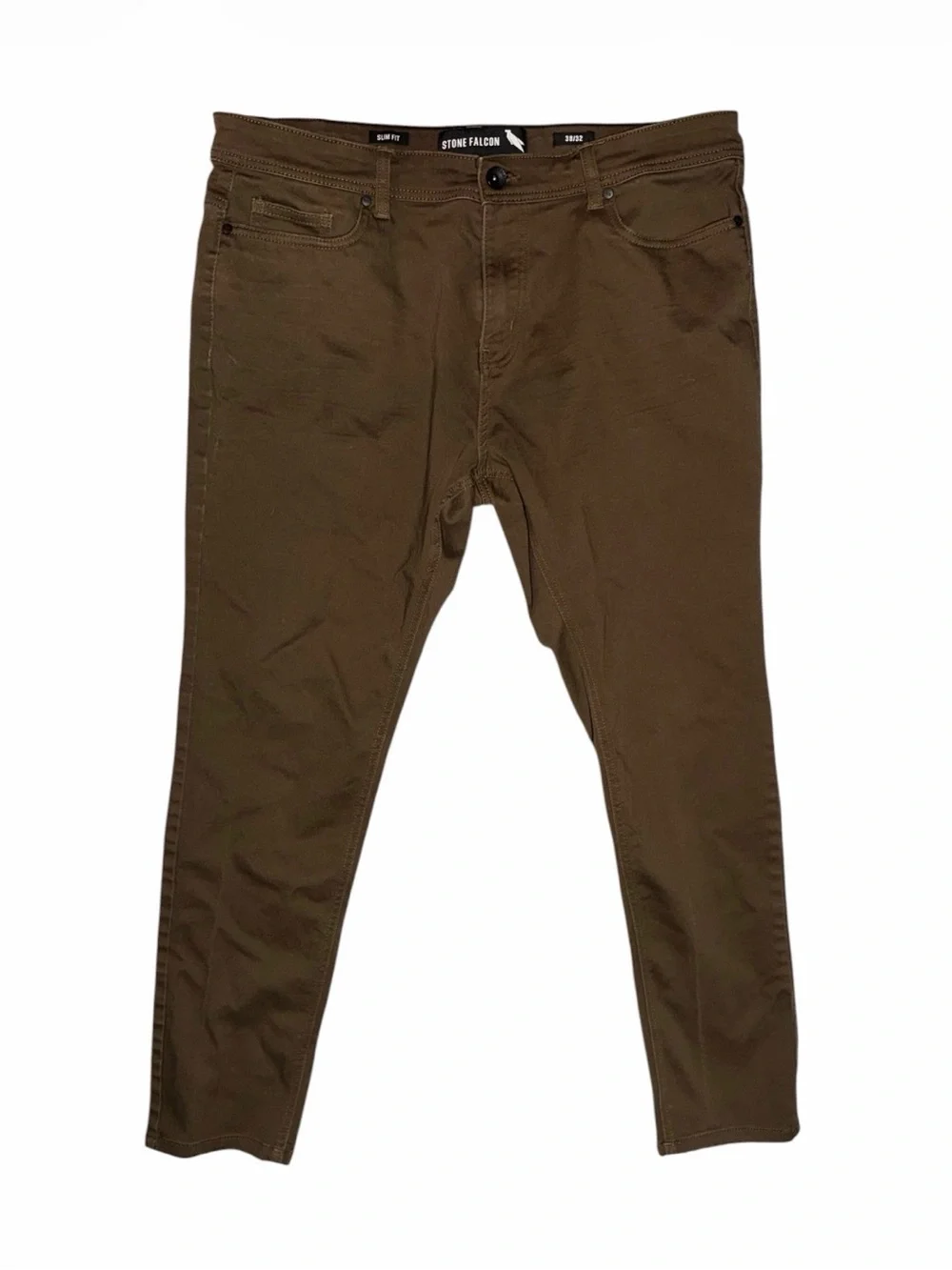 Men's Brown Slim Fit Jeans